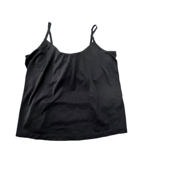 Shear Shapewear Womens Tank Top Size 42B Black‎ Scoop Neck Adjustable Strap - Picture 1 of 10